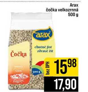Arax čočka velkozrnná 500 g 