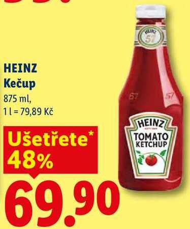 HEINZ Kečup, 875 ml