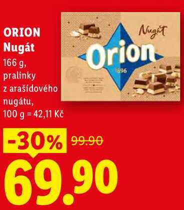 ORION Nugát, 166 g