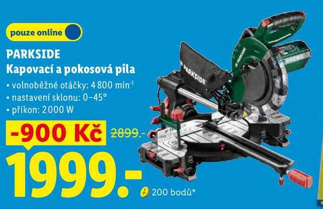 PARKSIDE Kapovací a pokosová pila 