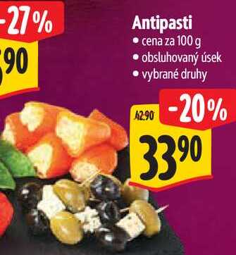 Antipasti, cena za 100 g