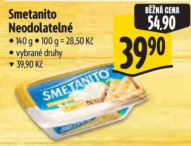 Smetanito Neodolatelné, 140 g