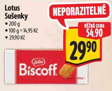 Lotus Sušenky, 200 g