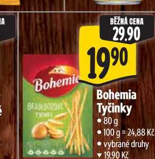 Bohemia Tyčinky 80 g