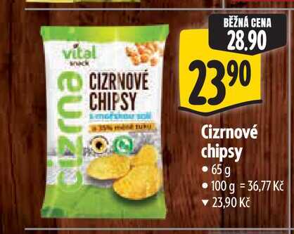 Cizrnové chipsy 65 g