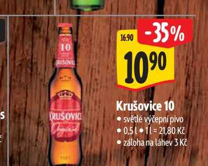 Krušovice 10 0,5 l