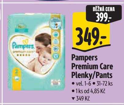  Pampers Premium Care Plenky/Pants  31-72
