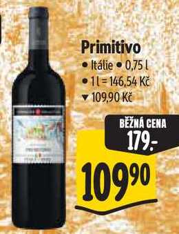 Primitivo, 0,75 l