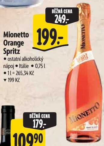 Mionetto Orange Spritz, 0,75 l