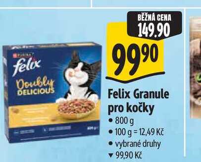Felix Granule pro kočky 800 g