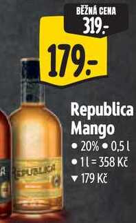 Republica Mango, 0,5 l