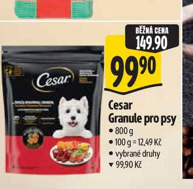 Cesar Granule pro psy 800 g