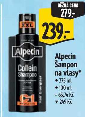 Alpecin Šampon na vlasy, 375 ml