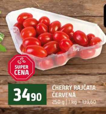 CHERRY RAJČATA ČERVENÁ 250 g