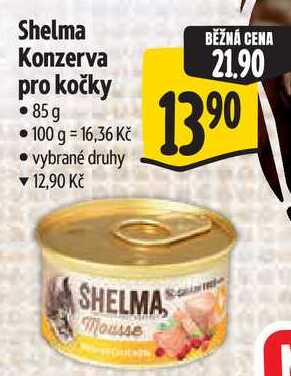 Shelma Konzerva pro kočky, 85 g