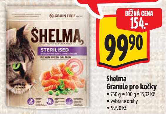 Shelma Granule pro kočky, 750 g