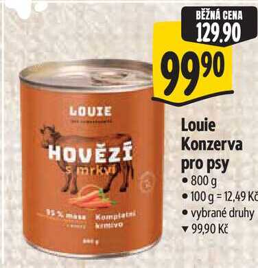 Louie Konzerva pro psy, 800 g 