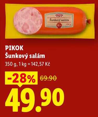 PIKOK Šunkový salám, 350 g