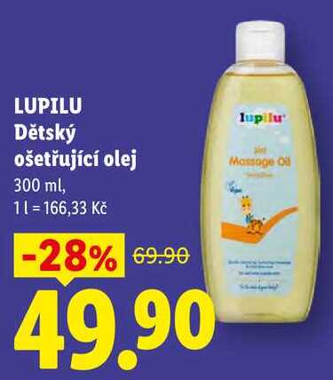 LUPILU Dětský ošetřující olej, 300 ml