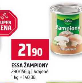 ESSA ŽAMPIONY 290/156 g krájené