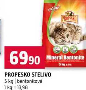 PROPESKO STELIVO 5 kg bentonitové 