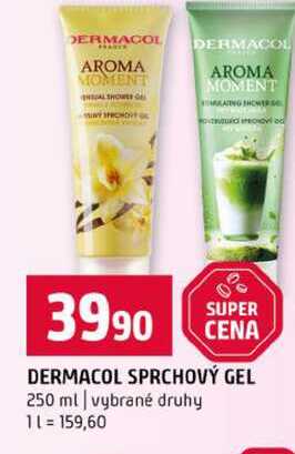 DERMACOL SPRCHOVÝ GEL 250 ml vybrané druhy