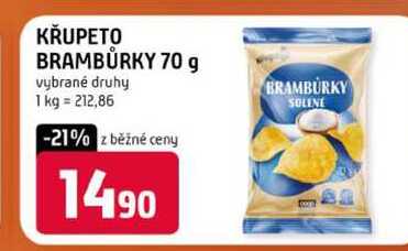 KŘUPETO BRAMBŮRKY 70 g vybrané druhy
