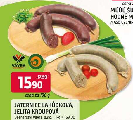 JATERNICE LAHŮDKOVÁ, JELITA KROUPOVÁ 100g