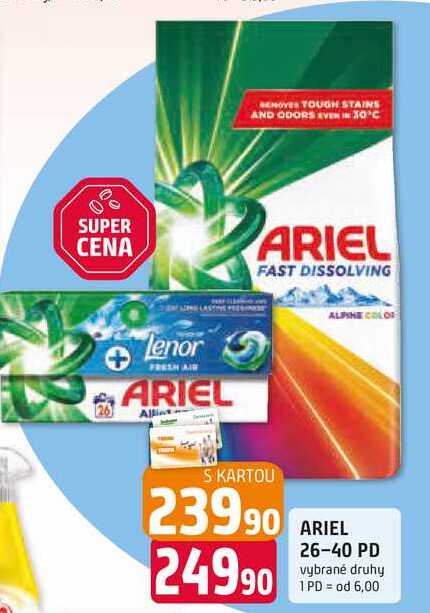 ARIEL 26-40 PD vybrané druhy