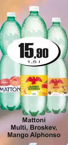 Mattoni Multi, Broskev, Mango Alphonso