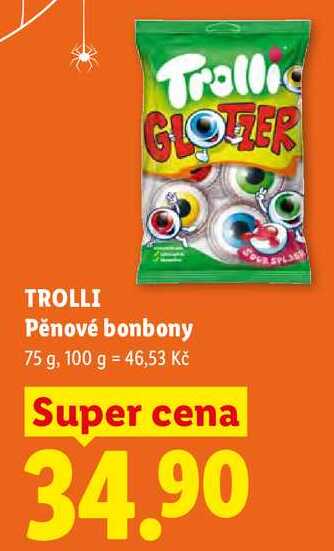 TROLLI Pěnové bonbony, 75 g