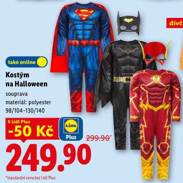 Kostým na Halloween, souprava