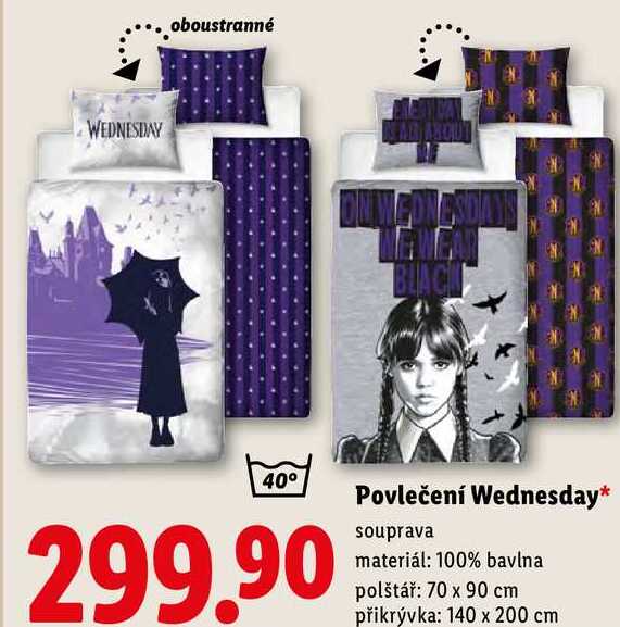 Povlečení Wednesday*, souprava