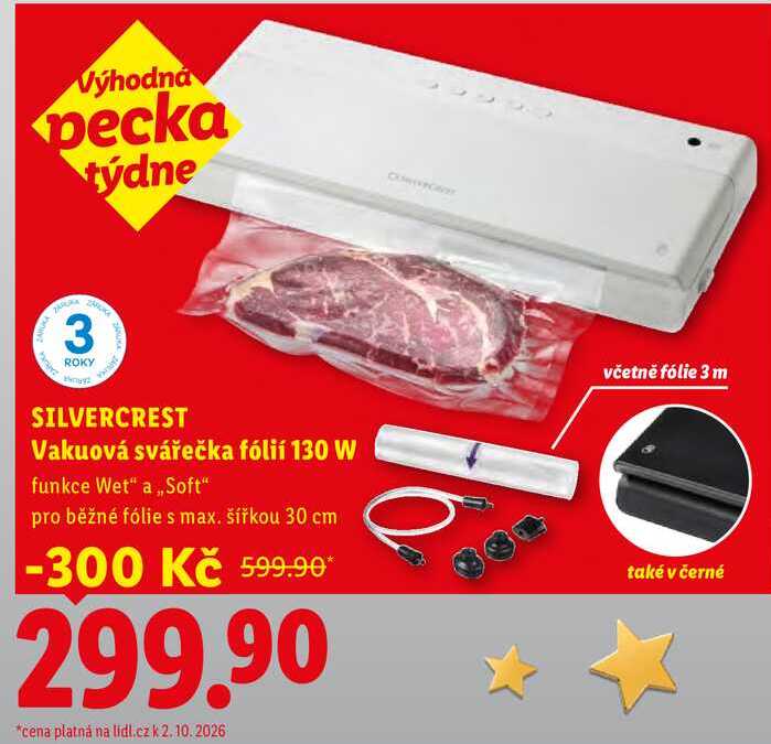 SILVERCREST Vakuová svářečka fólií 130 W