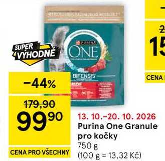 Purina One Granule pro kočky, 750 g  