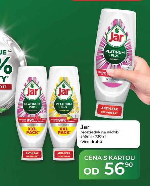 Jar prostředek na nádobí 545ml - 730ml