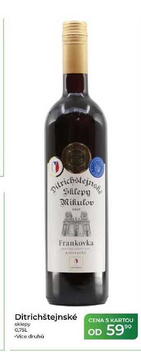 Ditrichštejnské sklepy 0,75l