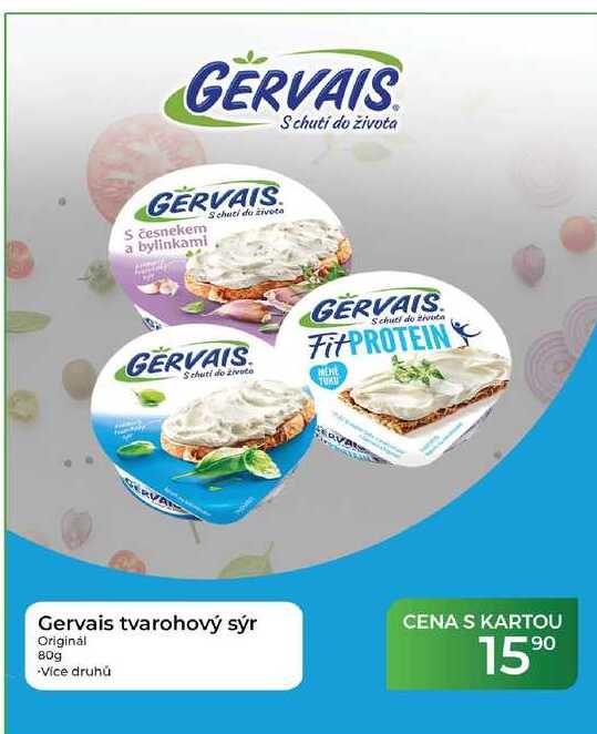 Gervais tvarohový sýr Originál 80g