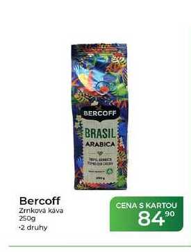 Bercoff Zrnková káva 250g