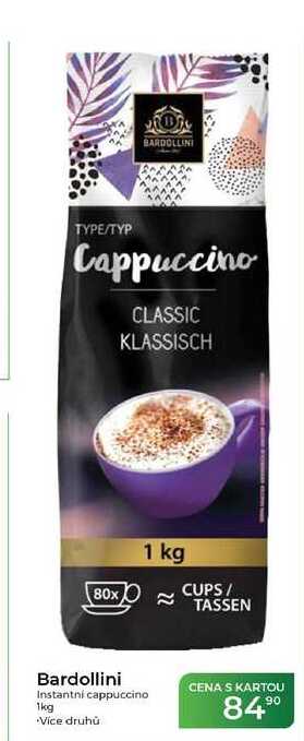 Bardollini Instantní cappuccino 1kg