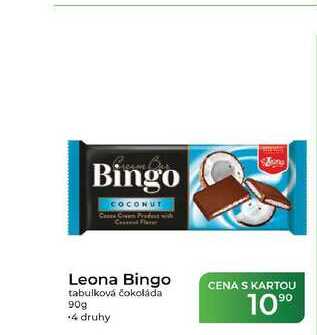 Leona Bingo tabulková čokoláda 90g