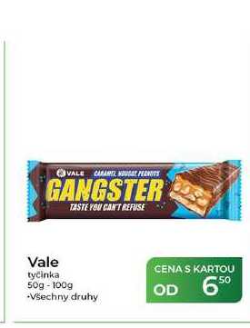 Vale tyčinka 50g - 100g