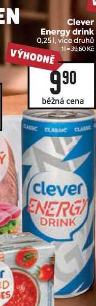 Clever Energy drink 0,25l