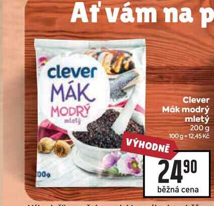 Clever Mák modrý mletý 200 g