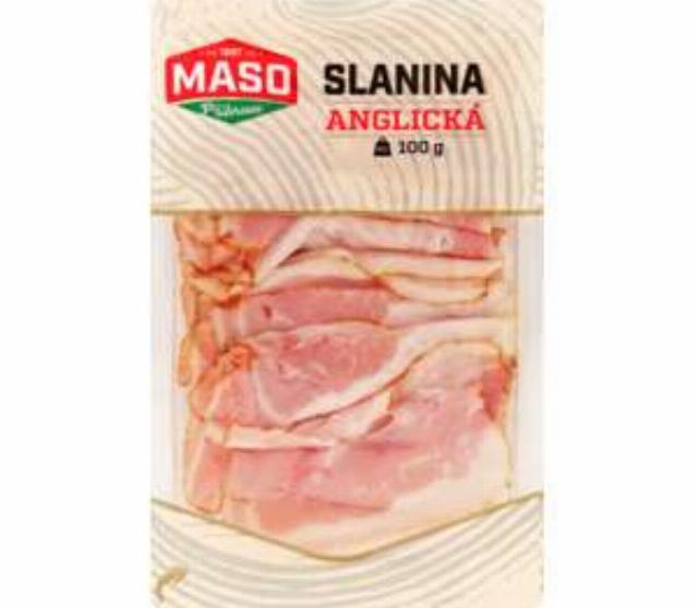 Uzeniny Příbram Anglická slanina shaved