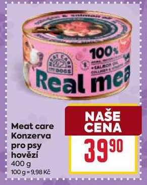 Meat care Konzerva pro psy hovězí 400 g