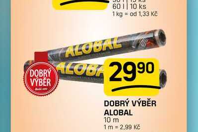 DOBRÝ VÝBĚR ALOBAL 10 m