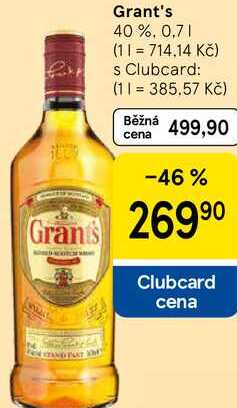 Grant's 40 %, 0,7 l