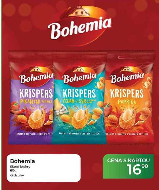 Bohemia Slané krekry 60g
