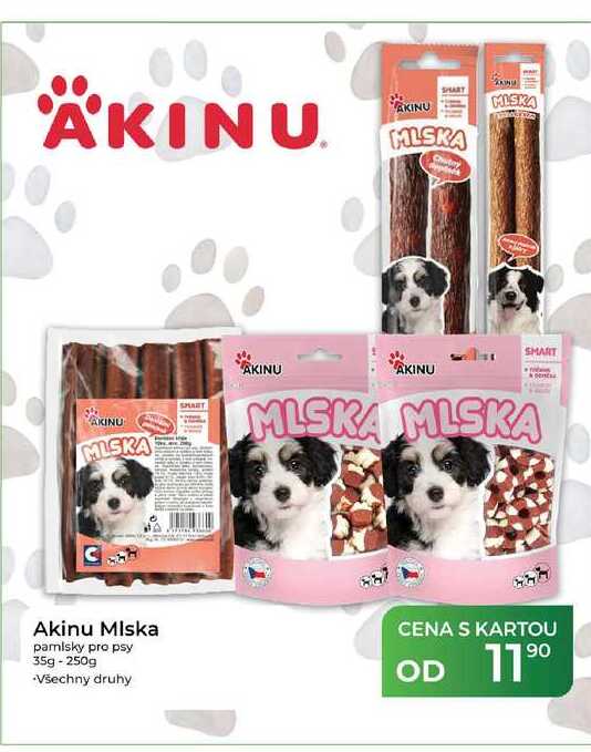 Akinu Miska pamlsky pro psy 35g-250g
